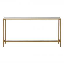  24685 - Uttermost Hayley Gold Console Table